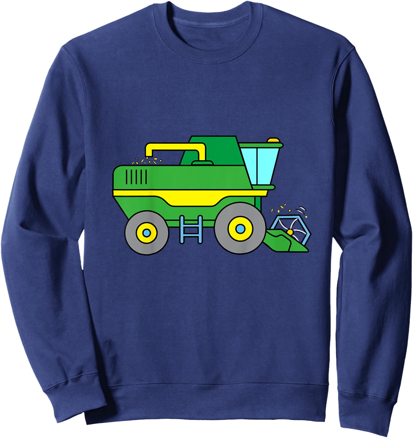 Tractor : Combine Harvester Shirt Sweatshirt - Sweatshirt | Navy