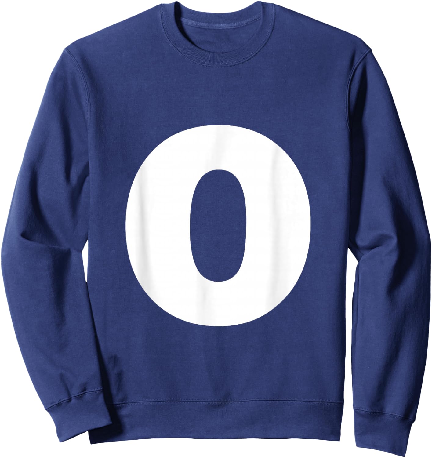Letter O Capital Alphabet Monogram Initial Sweatshirt - Sweatshirt | Navy
