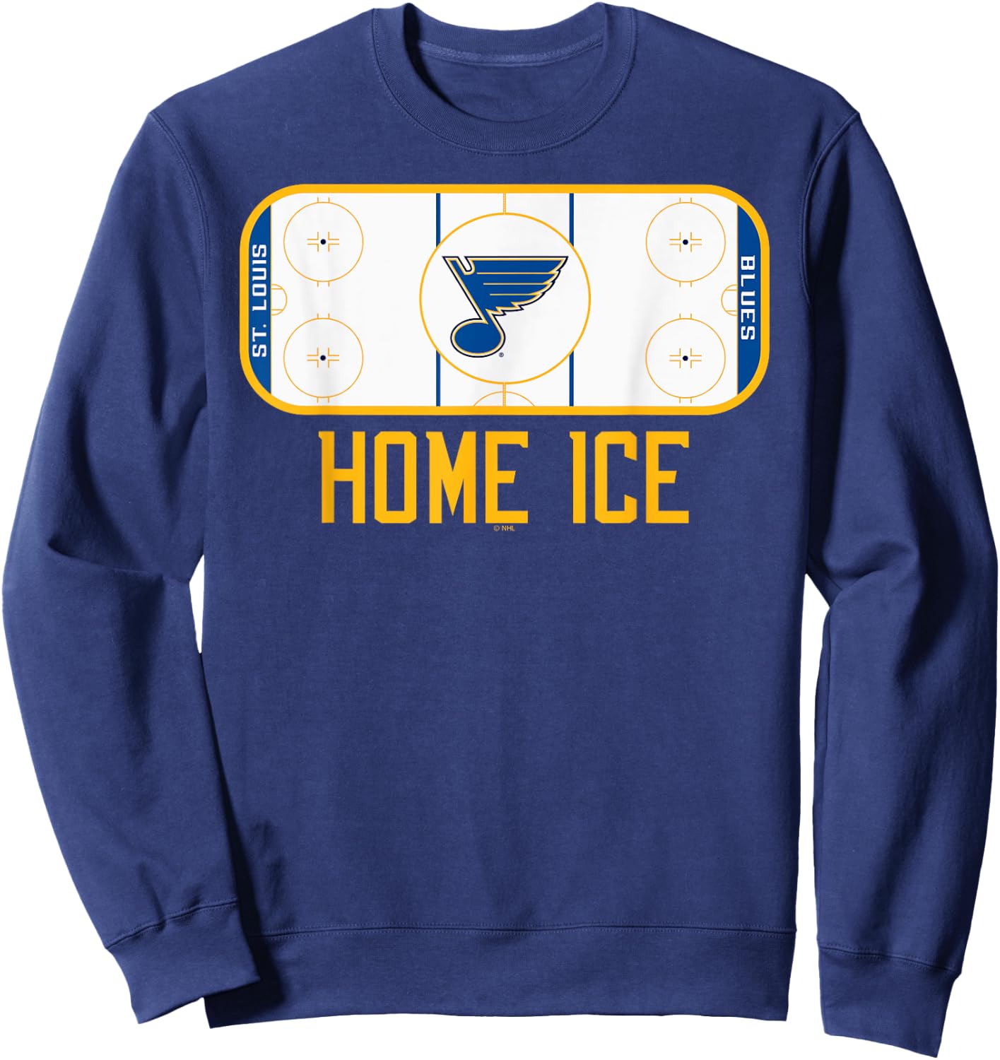 St. Louis Blues Home Ice Officially Licensed Sweatshirt - Sweatshirt | Navy