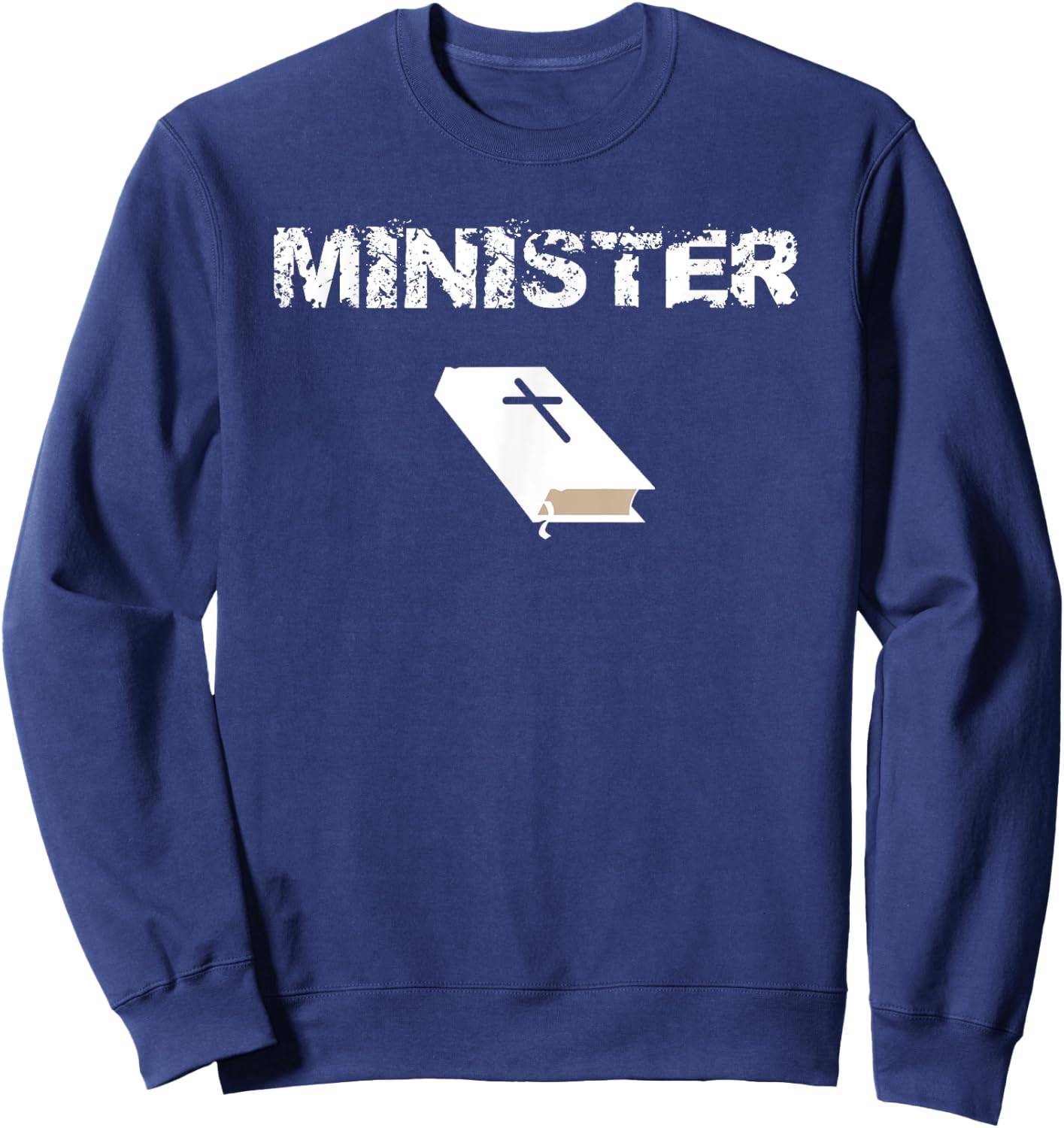 Ordained Minister T Shirt Clergy Pastoral T Shirt Gift Sweatshirt - Sweatshirt | Navy