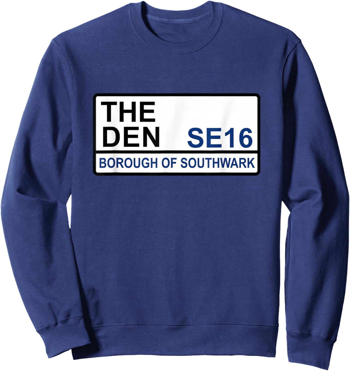 Millwall The Den Iconic Street Sign Sweatshirt - Sweatshirt | Navy