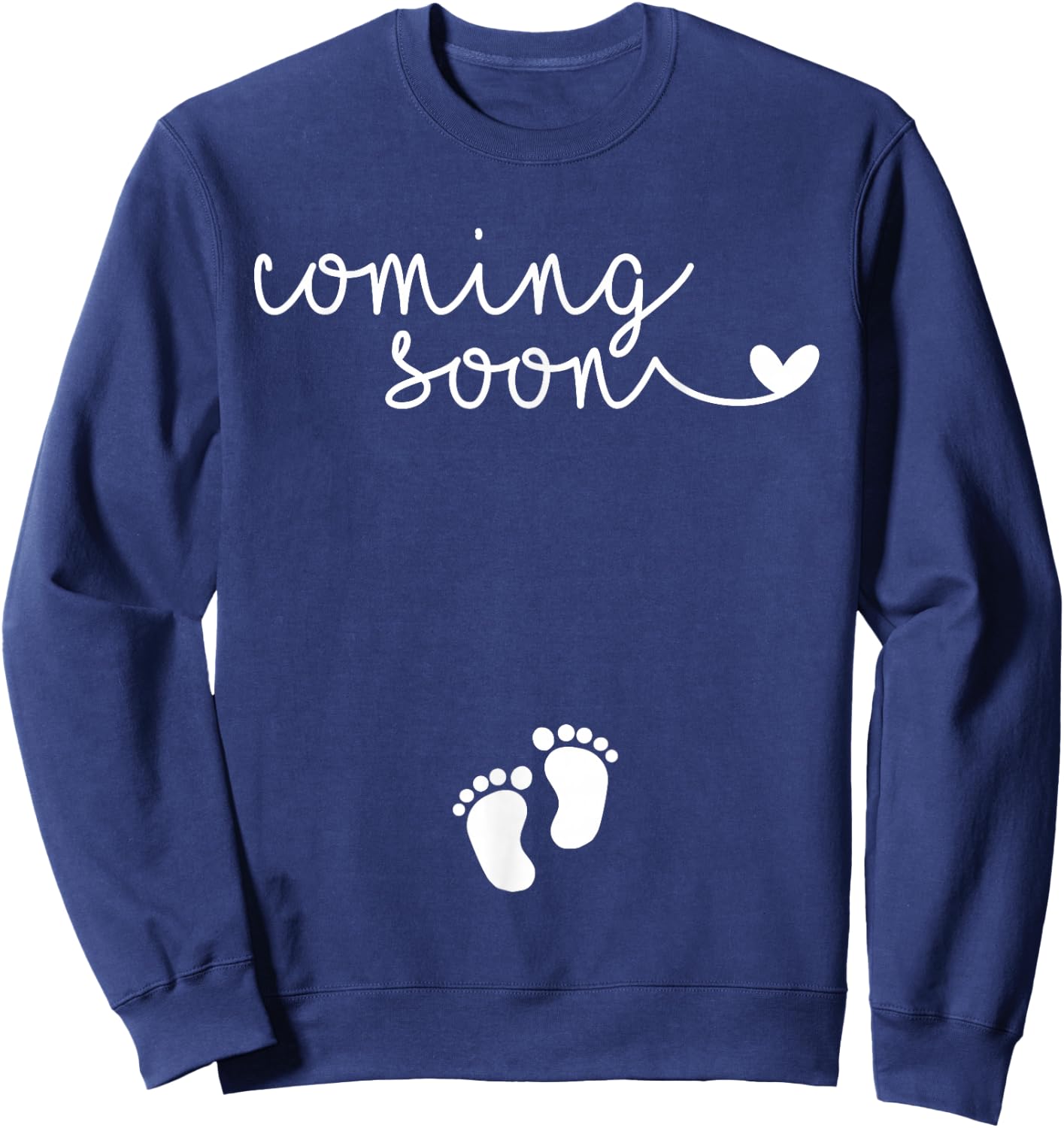 Pregnancy Announcement for Pregnant Mom to Announce Pregnant Sweatshirt - Sweatshirt | Navy