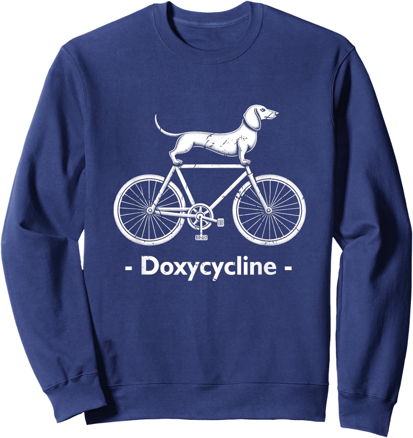 Doxycycline Pharmacy Pun Funny Veterinary Pharmacists Animal Sweatshirt - Sweatshirt | Navy