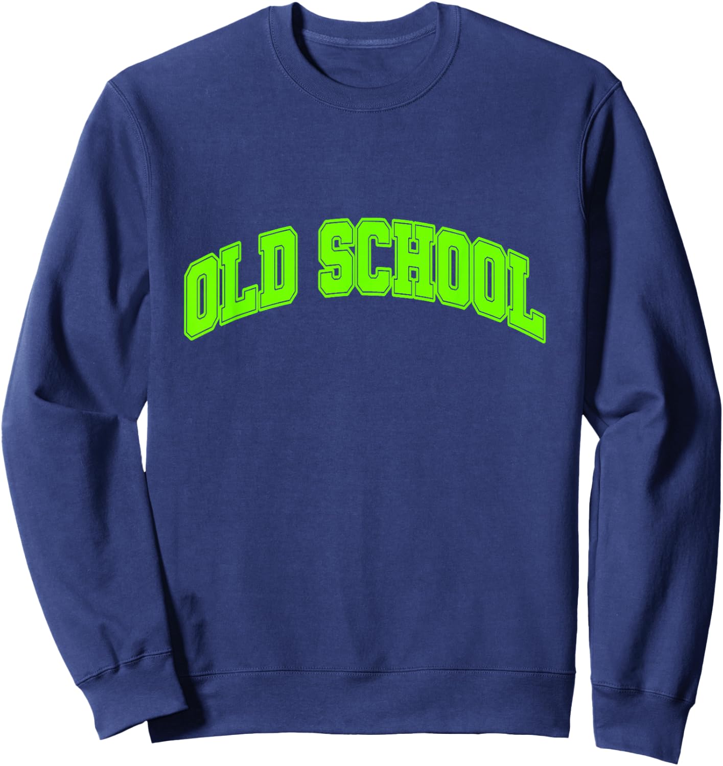Green Graphic Old School Green Graphic Sweatshirt - Sweatshirt | Navy