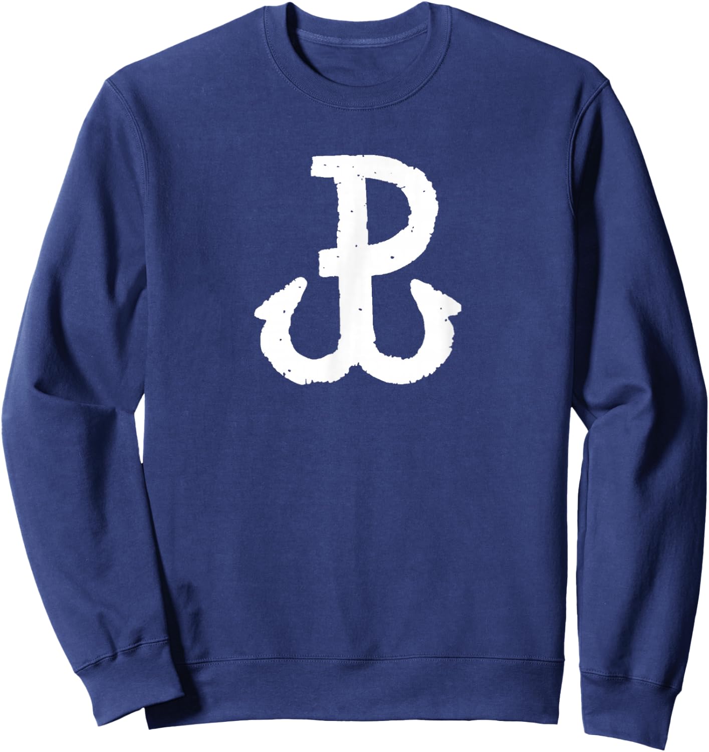 Fighting Poland Polish Anchor Polish Patriotic Kotwica Sweatshirt - Sweatshirt | Navy