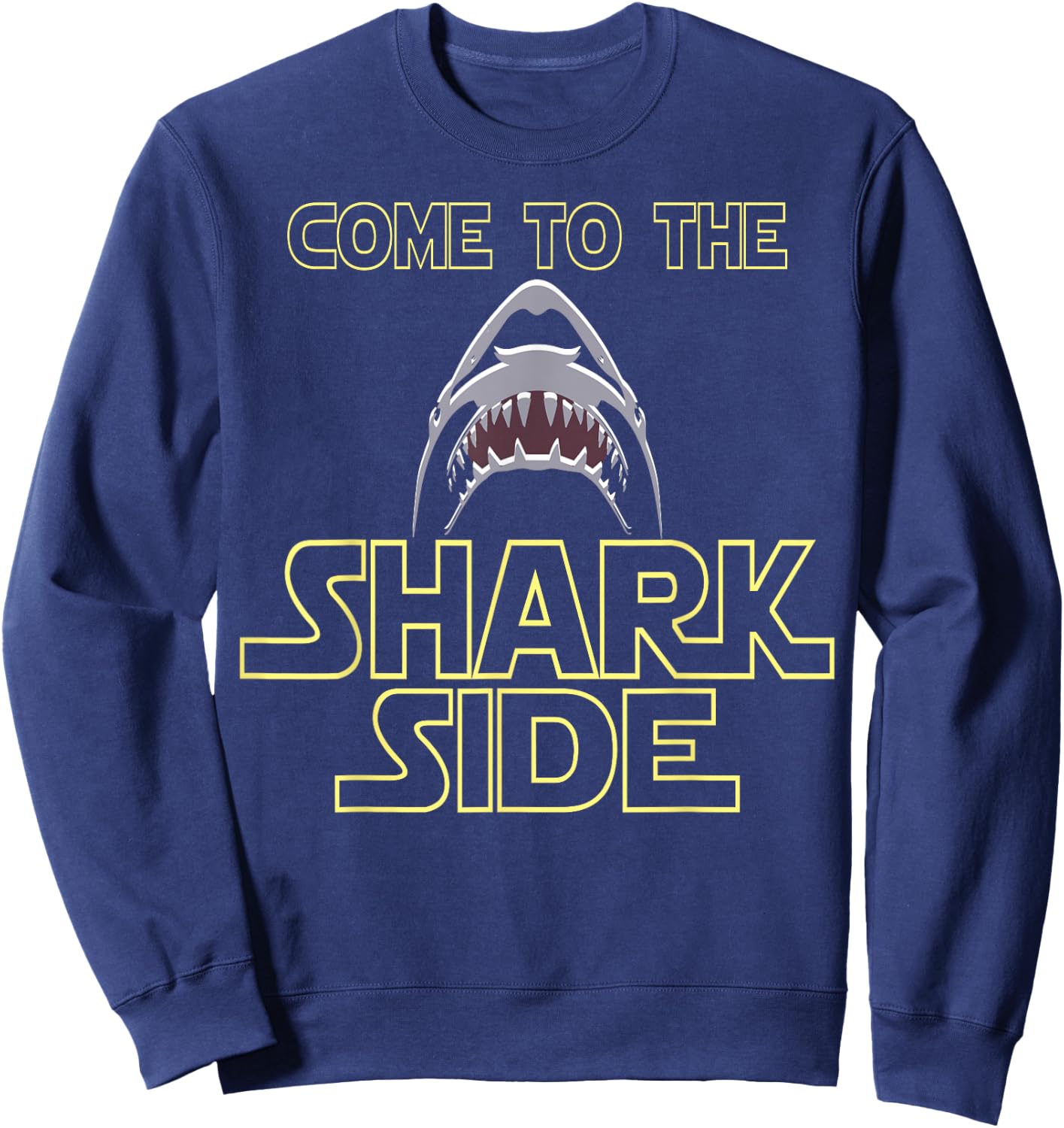 Great White Shark Shirt For Shark Lovers Sweatshirt - Sweatshirt | Navy