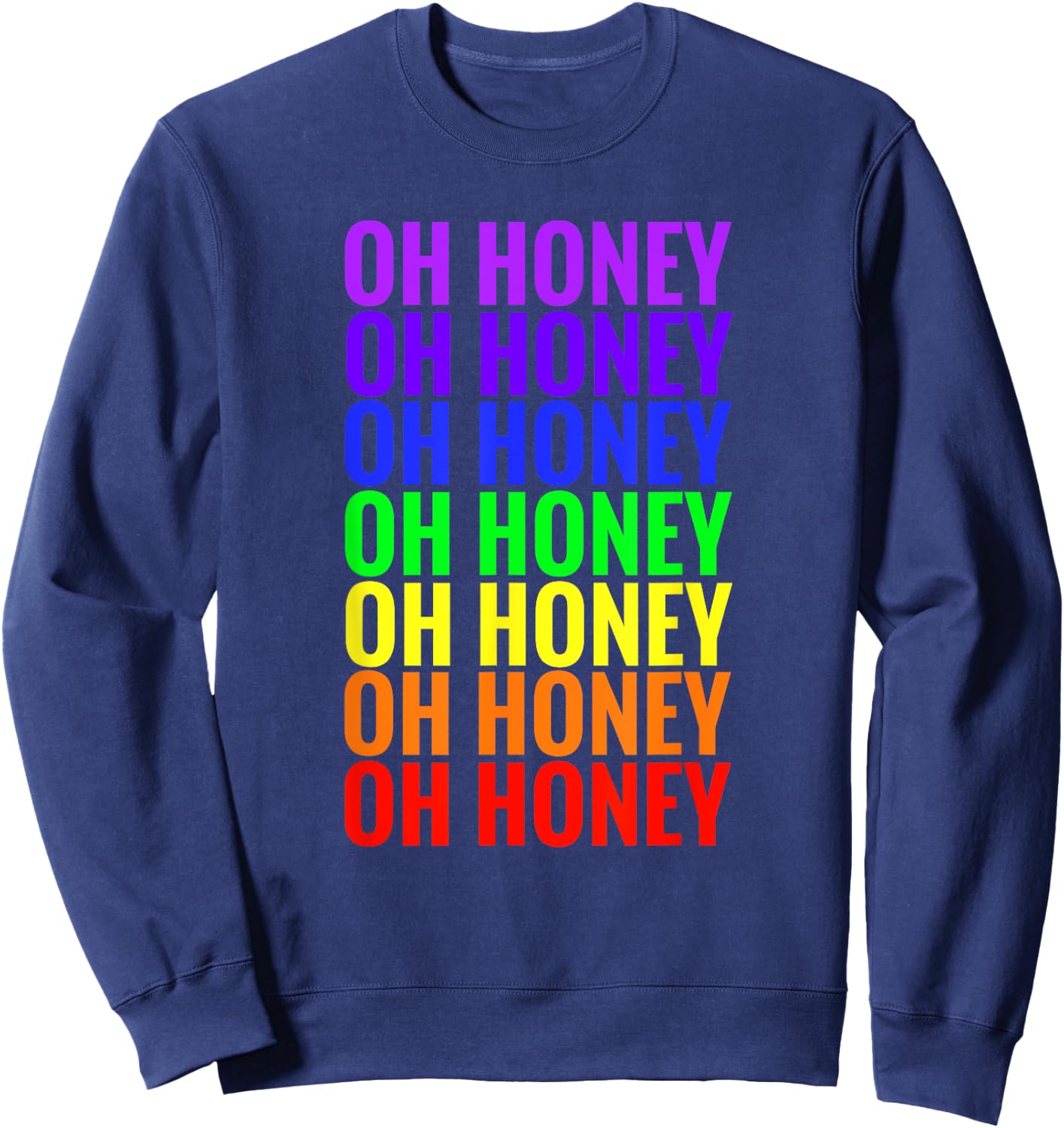 Trixie Oh Honey Rainbow Sweatshirt - Sweatshirt | Navy