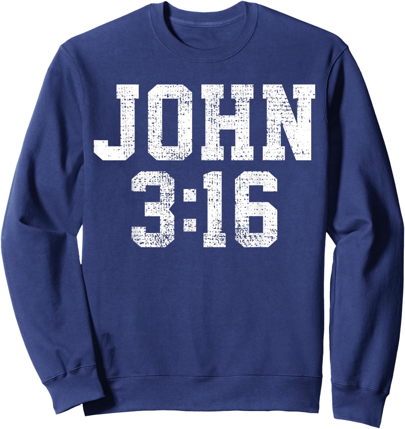 Catholic John Vintage Sweatshirt - Sweatshirt | Navy