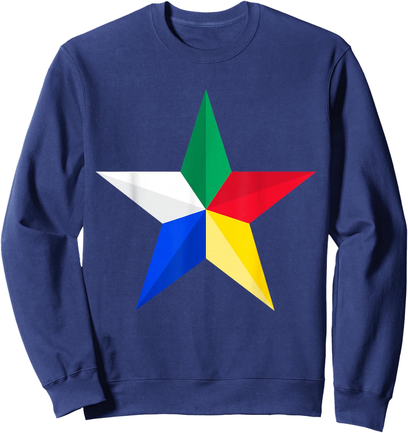 Druze star,Druze flag,Druze symbol,As Suwayda,Syria,Lebanon. Sweatshirt - Sweatshirt | Navy