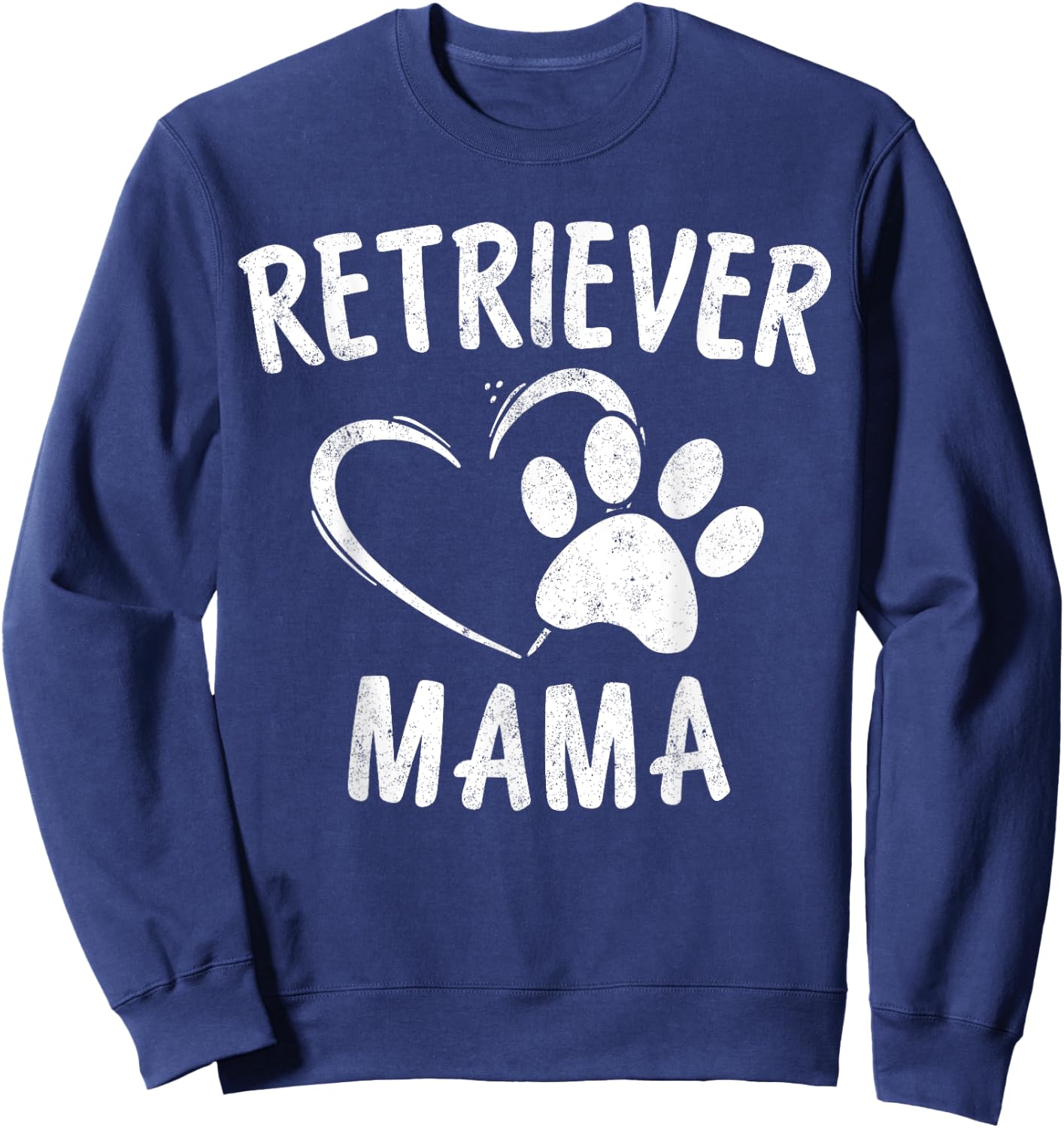 Retriever Mama Gift Black Golden Dog Mom Apparel Retrieving Sweatshirt - Sweatshirt | Navy
