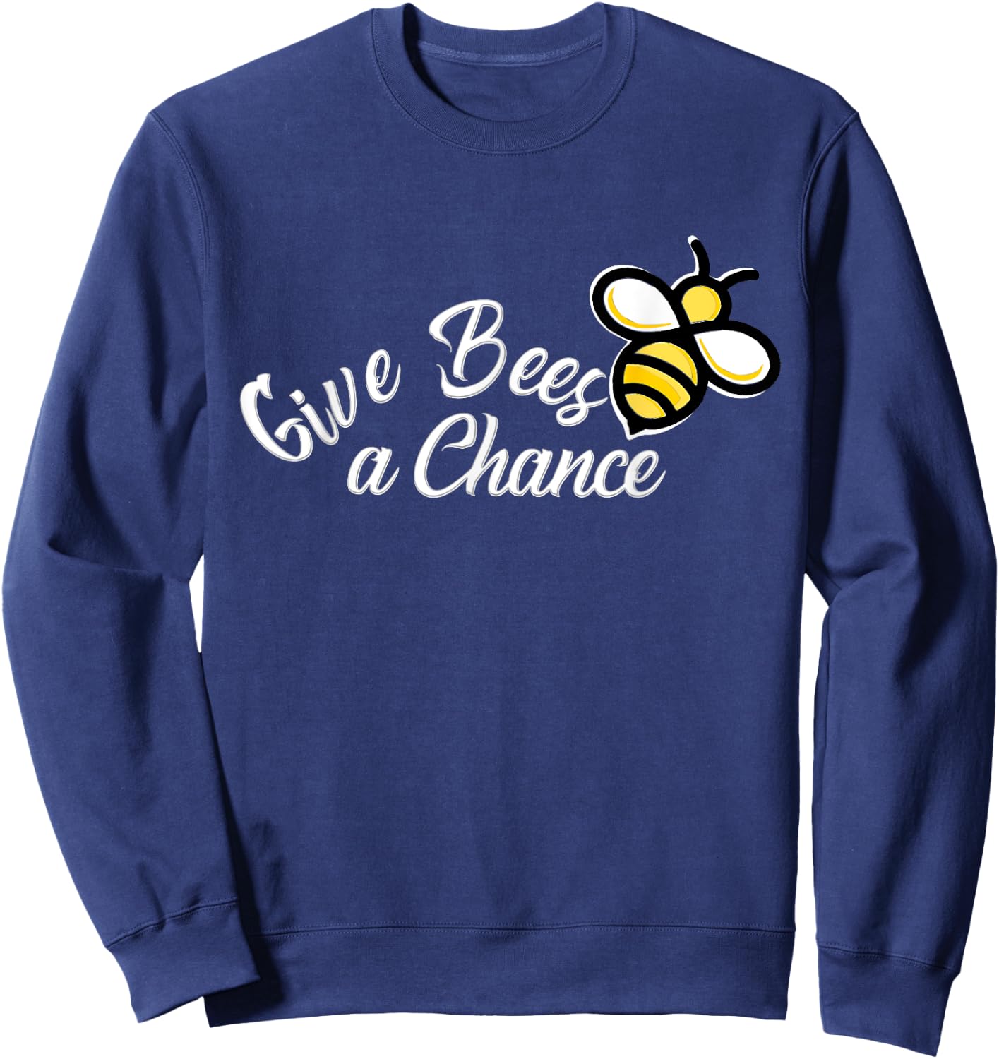 Give Bees a chance Sweatshirt - Sweatshirt | Navy