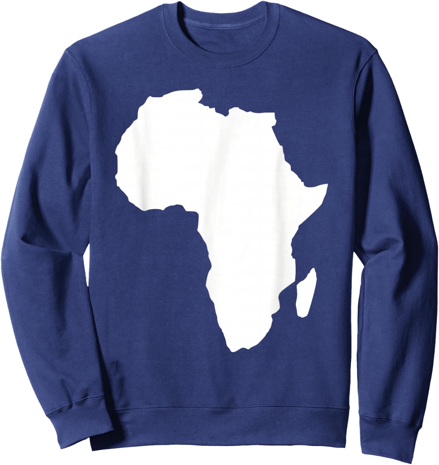 Africa map Sweatshirt - Sweatshirt | Navy