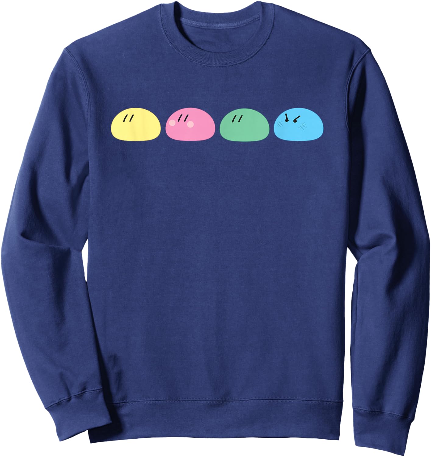Dango Kawaii Cute Pastel Harujuku Anime Sweatshirt - Sweatshirt | Navy