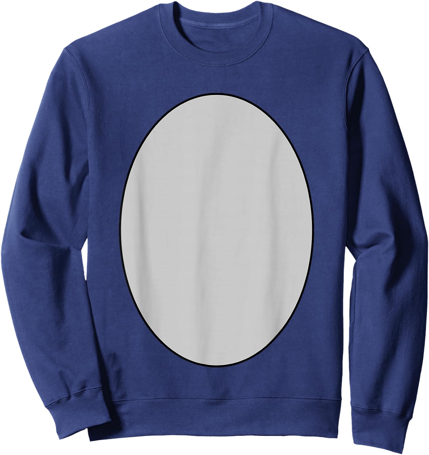 Easy Lazy Diy Donkey Costume Grey Circle Donkey Belly Sweatshirt - Sweatshirt | Navy