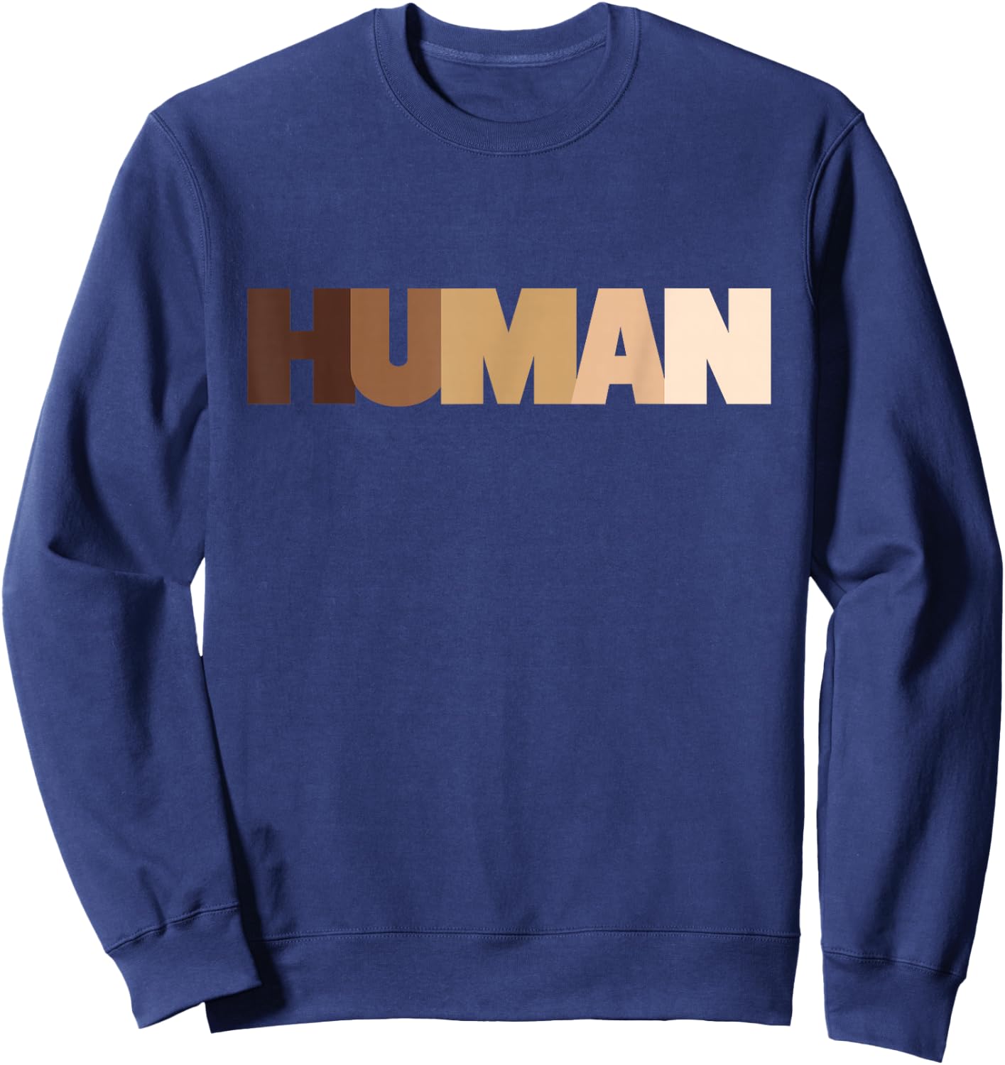 Human Anti-Racist Sweatshirt - Sweatshirt | Navy