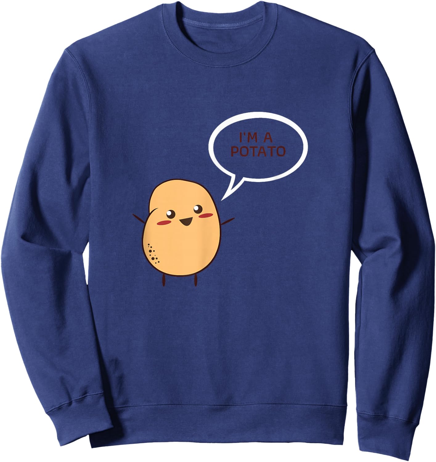 I'm A Potato Sweatshirt - Sweatshirt | Navy
