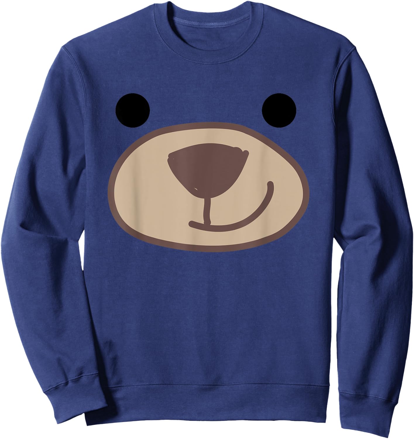Halloween Cute Grizzly Bear Animal Costume Sweatshirt - Sweatshirt | Navy