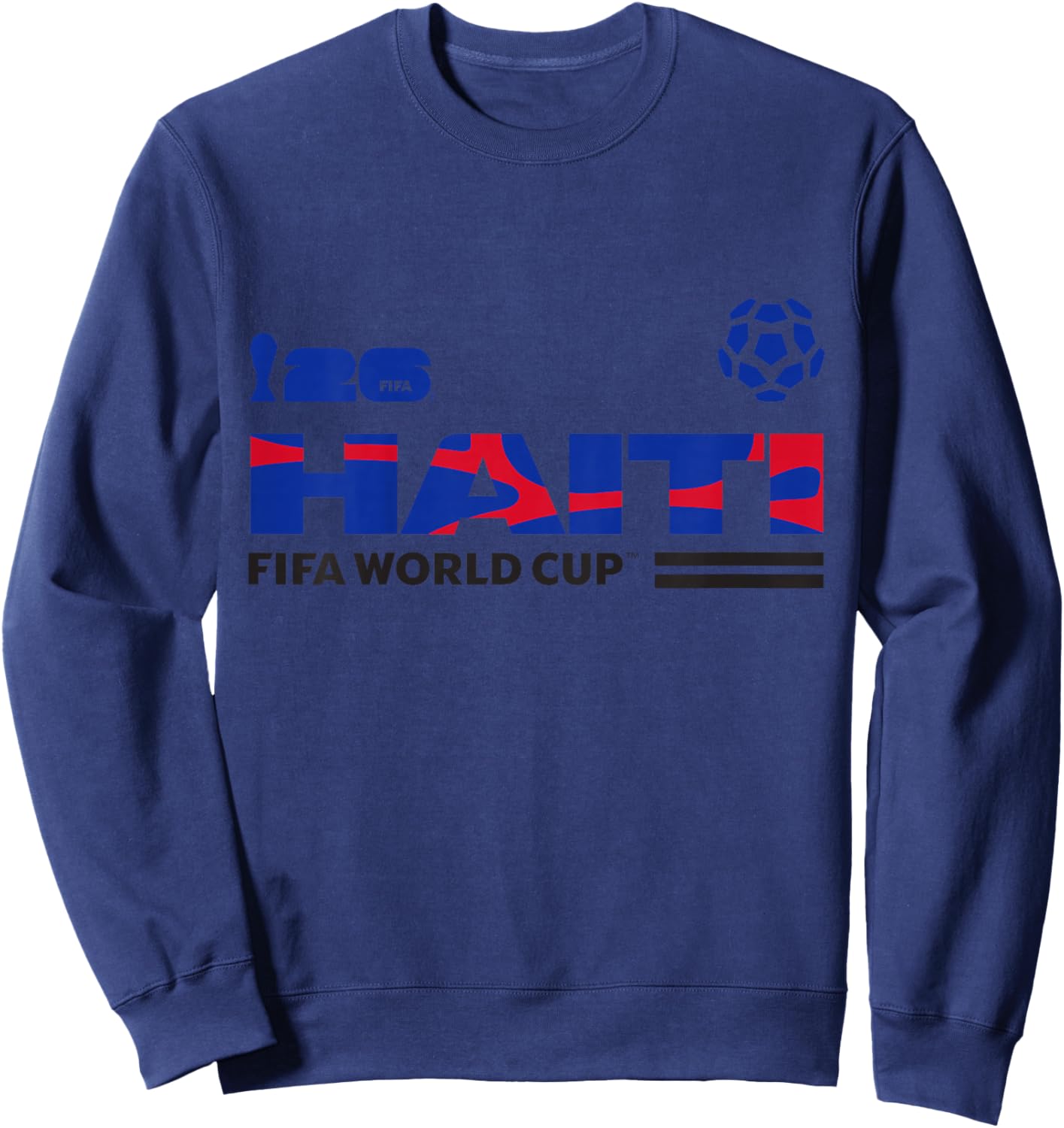 Kids FIFA World CUP26 Qualifier Haiti Sweatshirt - Sweatshirt | Navy