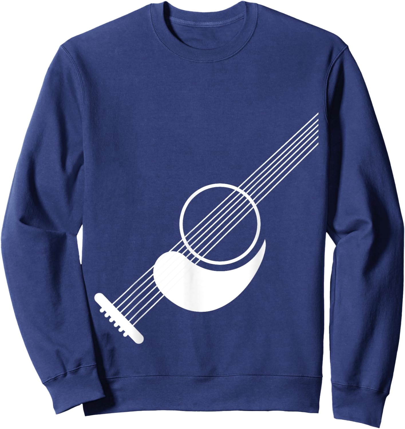 Funny Air Guitar for Kids Acoustic Players and Rockers Sweatshirt - Sweatshirt | Navy