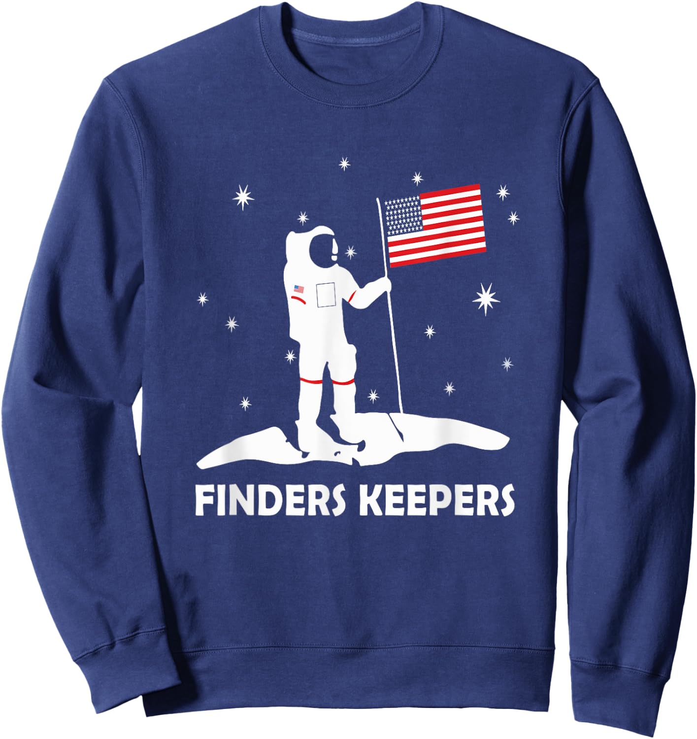 Finders Keepers Man Walking on Moon Sweatshirt - Sweatshirt | Navy