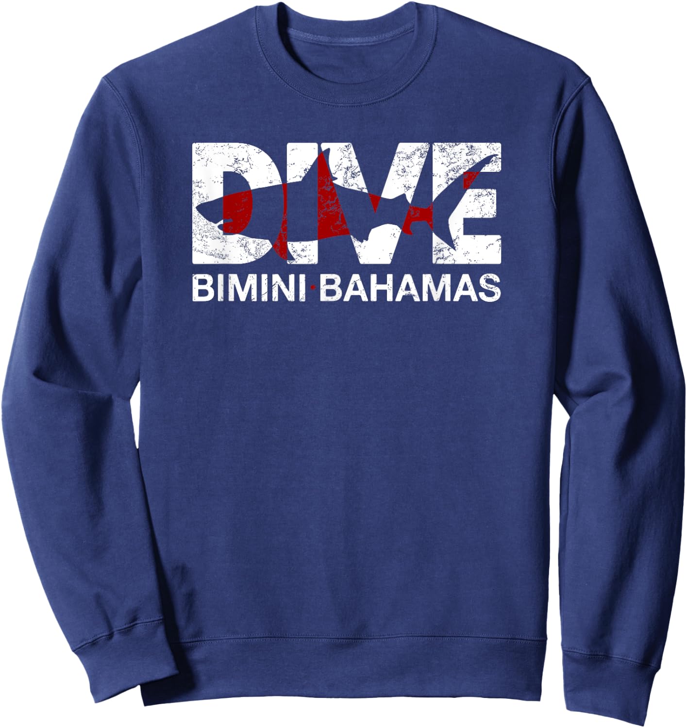 DIVE Bimini Bahamas SCUBA Diving Sweatshirt - Sweatshirt | Navy