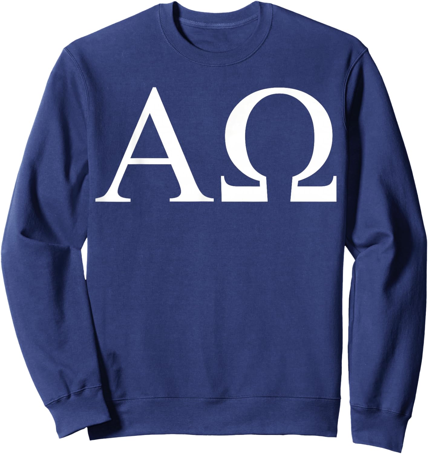 Alpha omega Sweatshirt - Sweatshirt | Navy