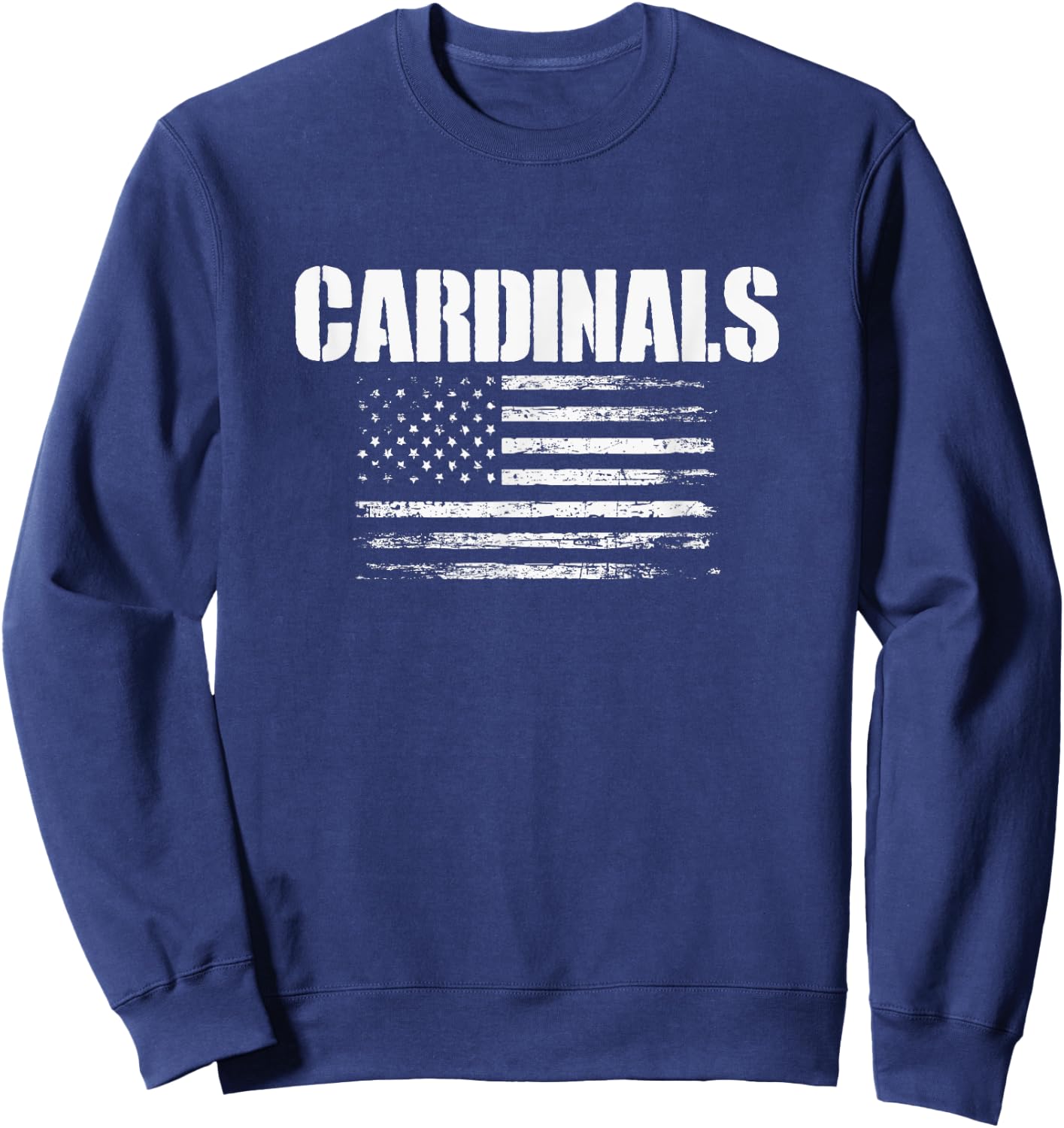 Bloomingdale Cardinals USA Flag Pride Sweatshirt - Sweatshirt | Navy