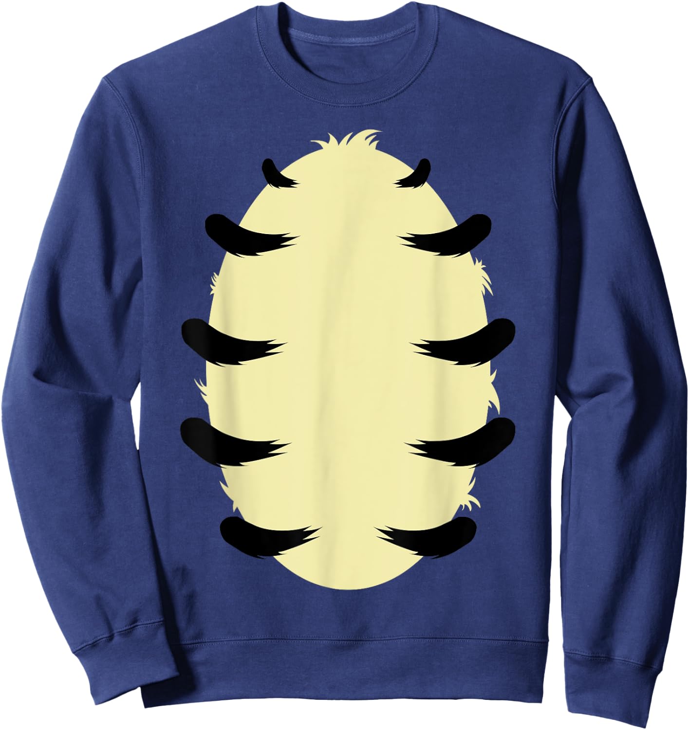 Funny Halloween Tiger Belly Tiger Costume Group Matching Sweatshirt - Sweatshirt | Navy