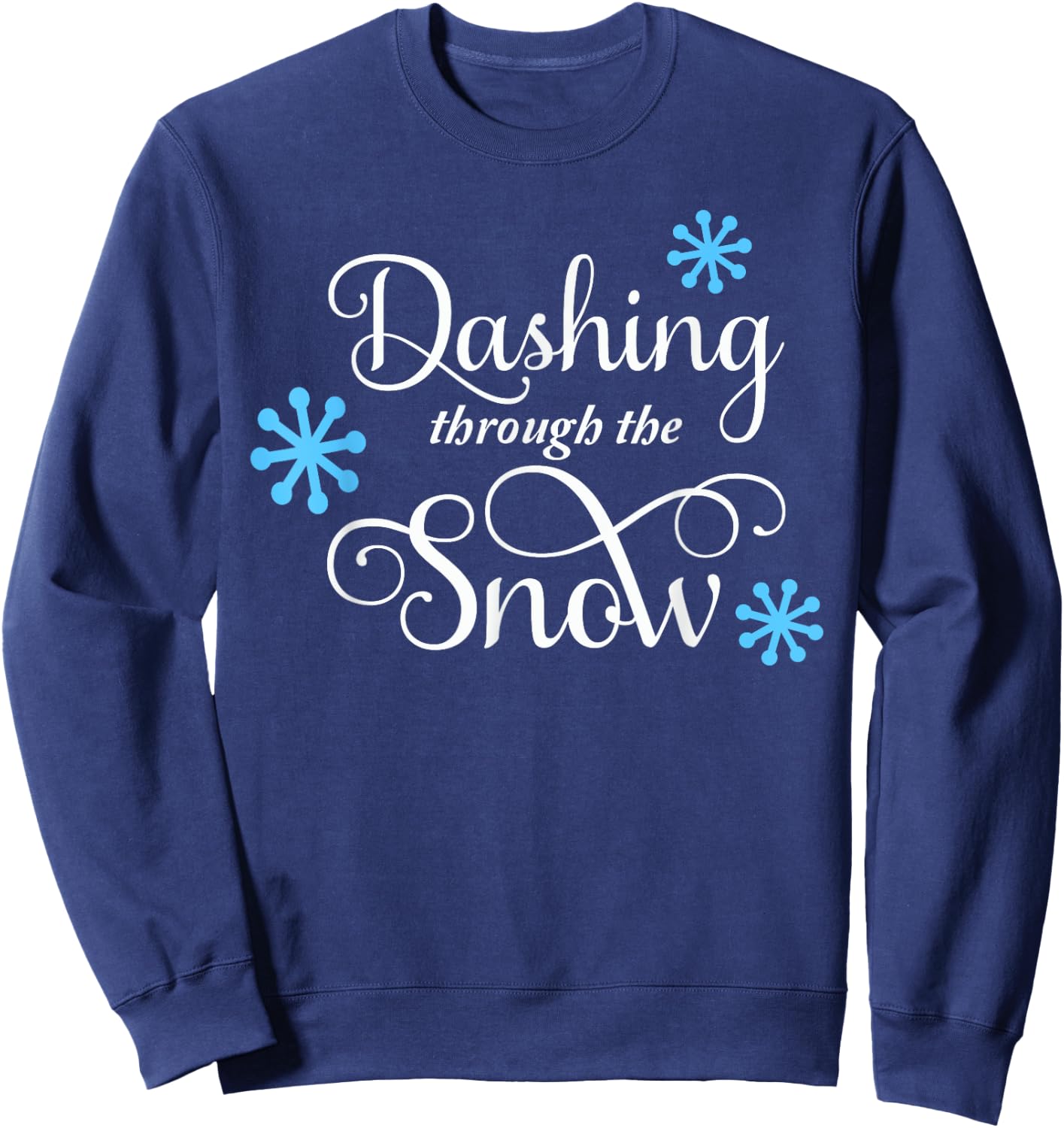 Dashing Through The Snow Sweatshirt - Sweatshirt | Navy