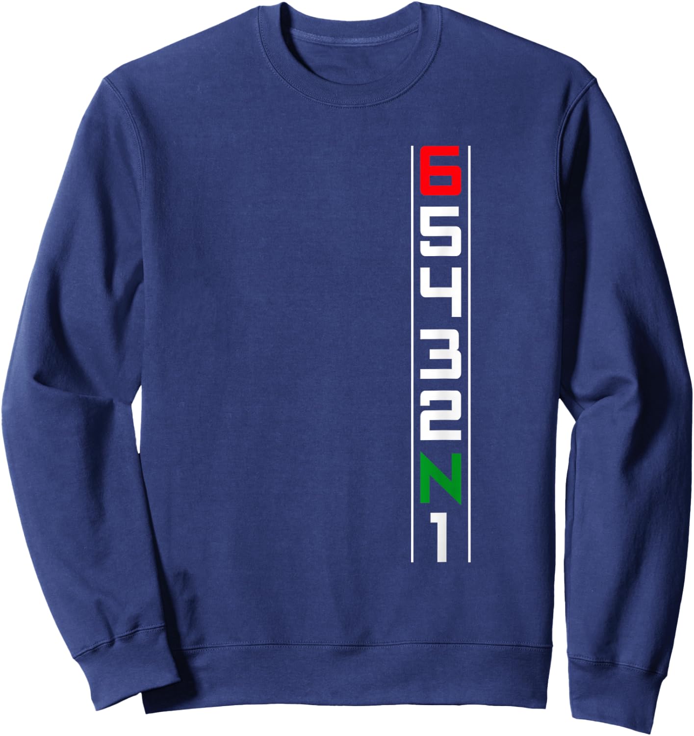 Motorcycle Gear Shift Six Speed One Down Five Up Sweatshirt - Sweatshirt | Navy