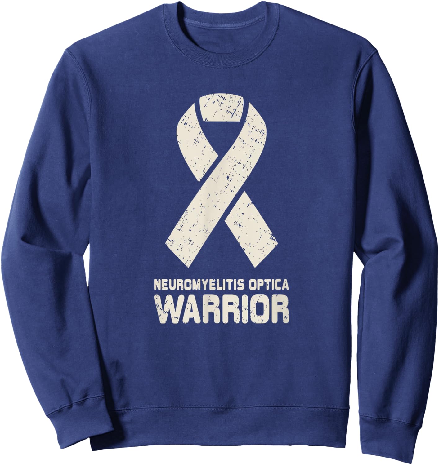 Neuromyelitis Optica T Shirt NMO Awareness Gift Sweatshirt - Sweatshirt | Navy