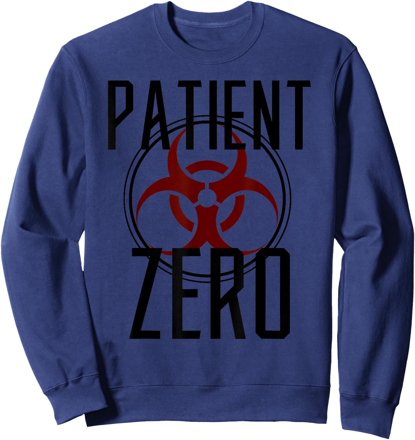 Patient Zero Graphic Sweatshirt - Sweatshirt | Navy