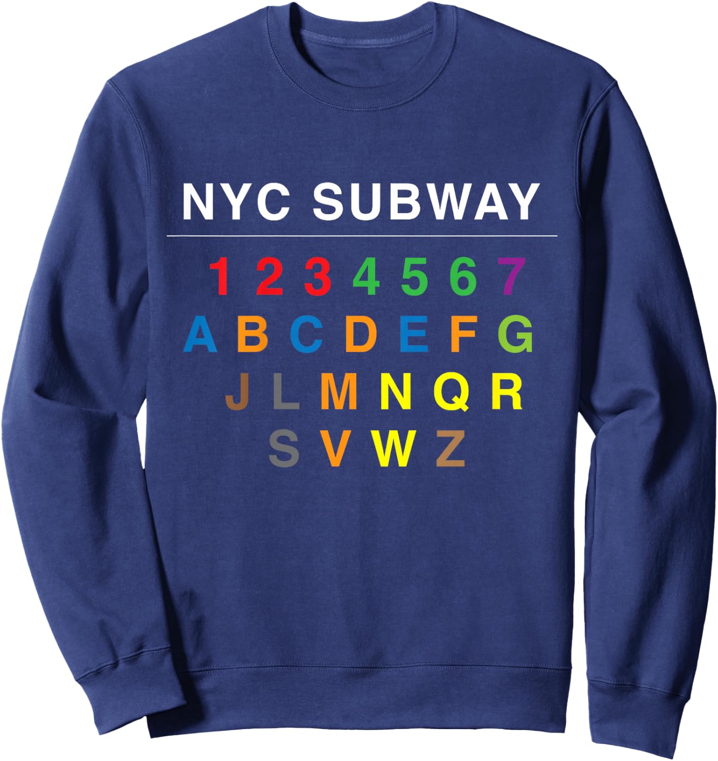 NYC Subways for Kids Sweatshirt - Sweatshirt | Navy