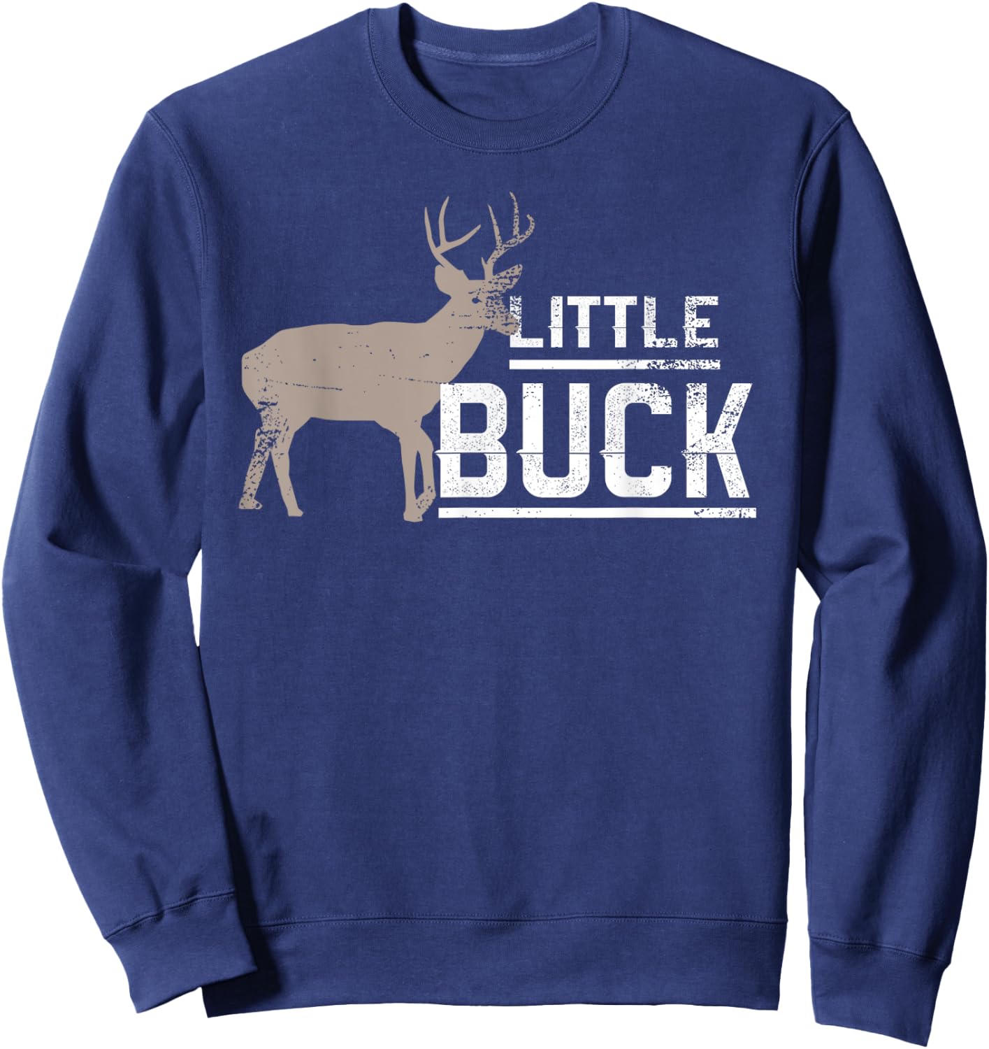Father Son Hunting Shirts By DSR Little Buck Men XS Regular Small 21 inches 17.5 Short Sleeve Black Sweatshirt - Sweatshirt | Navy