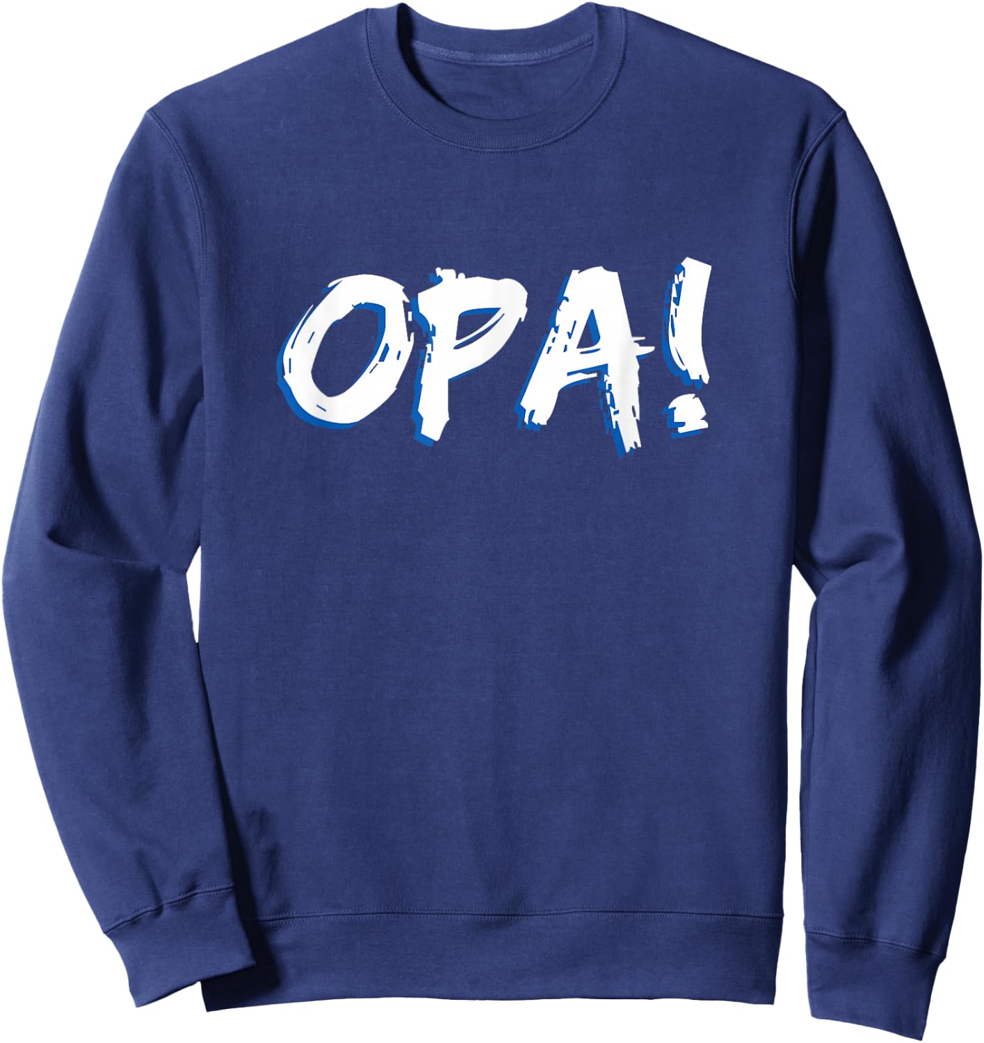 Grandpa Greek Celebration Party Greece National Pride Sweatshirt - Sweatshirt | Navy
