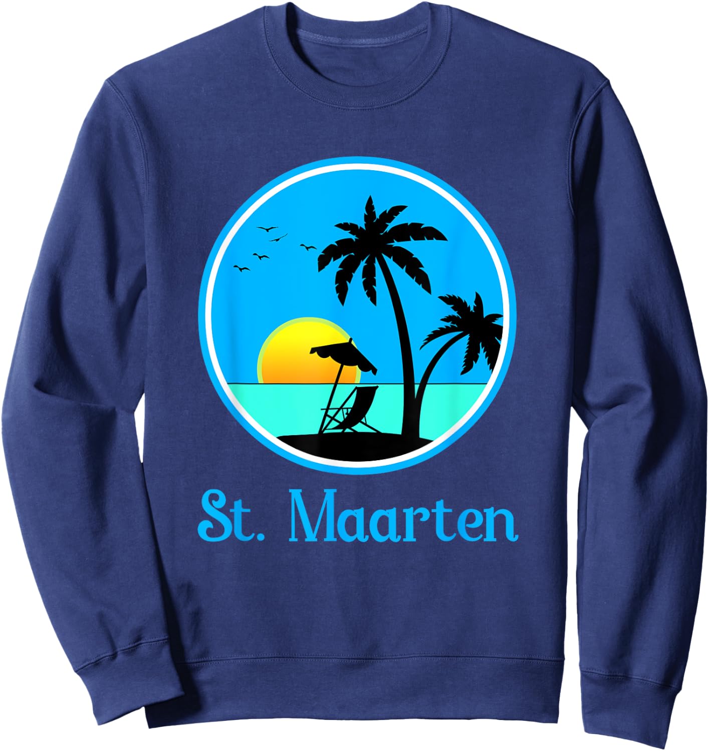 St. Maarten Souvenir Vacation Gift Sweatshirt - Sweatshirt | Navy