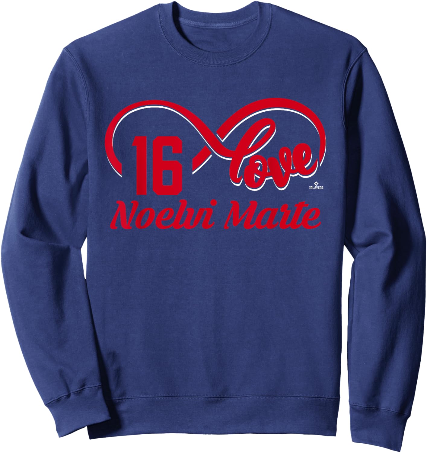 Infinite Love Noelvi Marte Cincinnati Baseball MLBPA Sweatshirt - Sweatshirt | Navy
