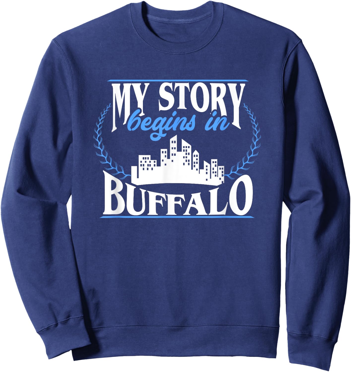 Born in Buffalo Sweatshirt - Sweatshirt | Navy