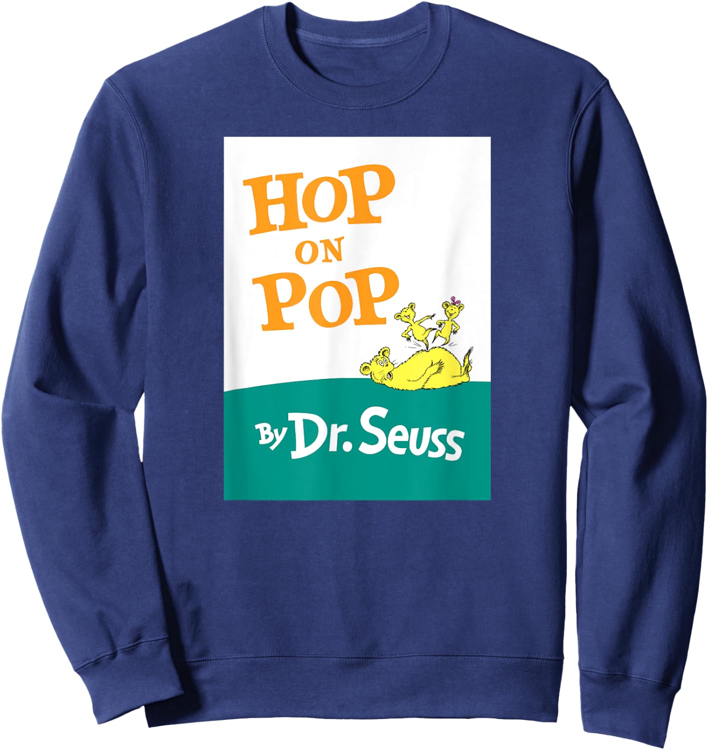 Dr. Seuss Hop On Pop Book Cover Sweatshirt - Sweatshirt | Navy