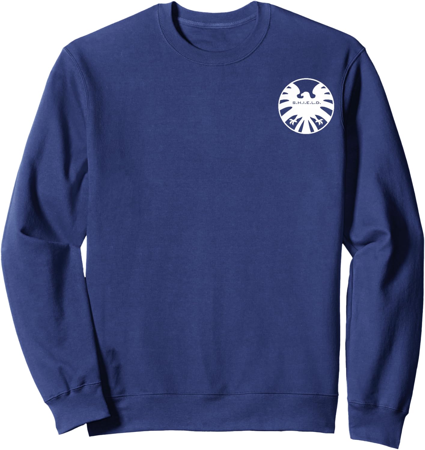 Marvel Agents of Shield White Eagle Symbol Graphic Sweatshirt - Sweatshirt | Navy