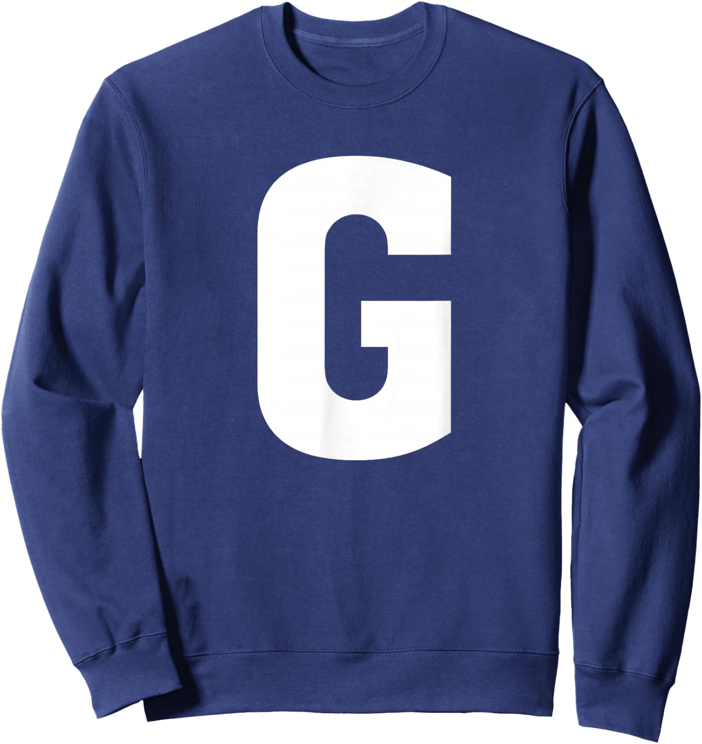 Letter G Shirt Alphabet Capital Letter Sweatshirt - Sweatshirt | Navy