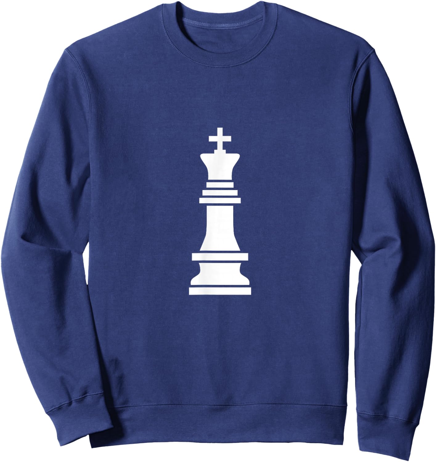 King Chess Piece Sweatshirt - Sweatshirt | Navy