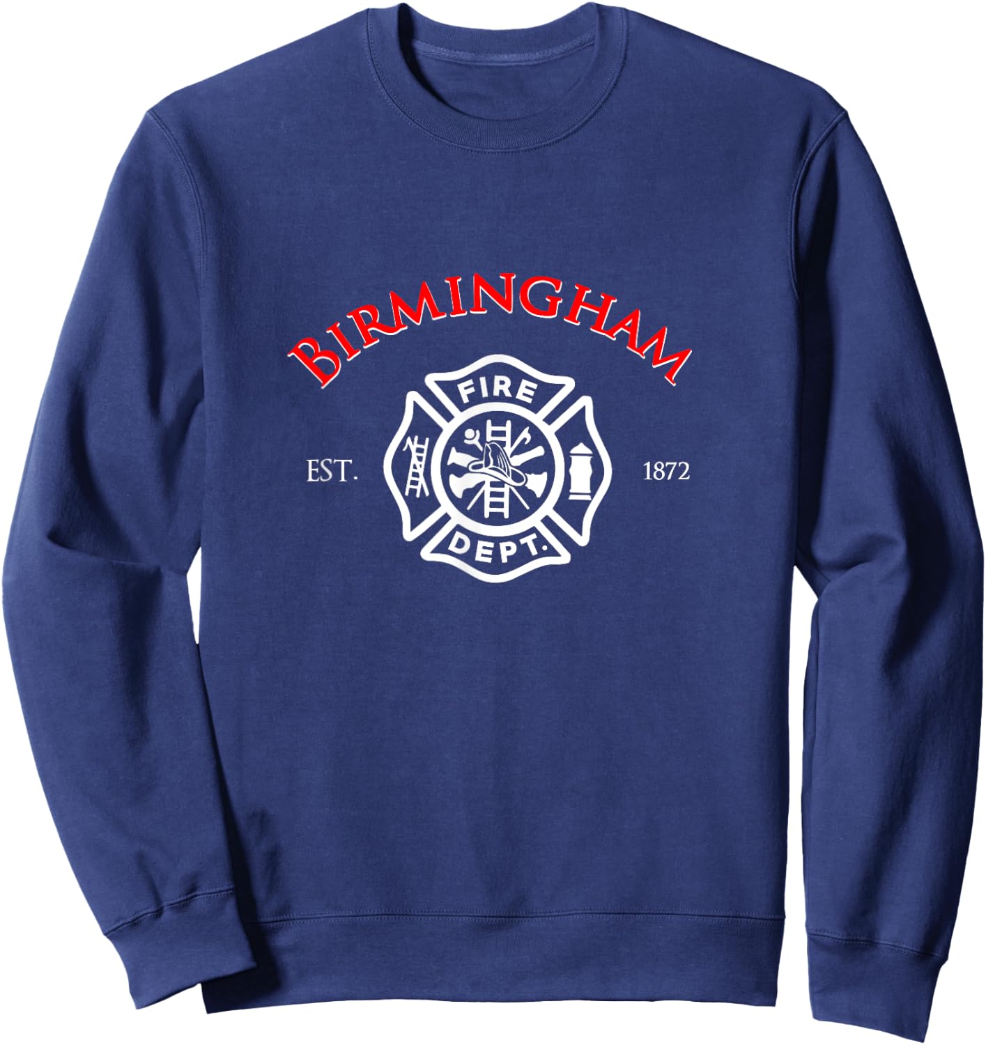 City of Birmingham Fire Rescue Alabama Firefighter Sweatshirt - Sweatshirt | Navy