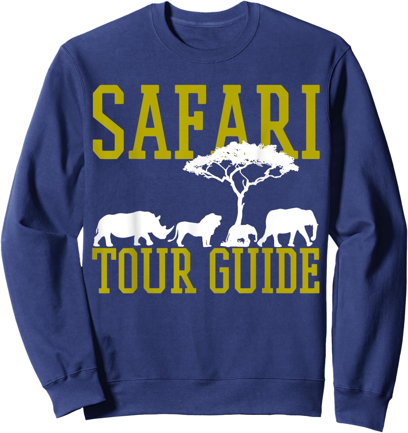 Safari Tour Guide Africa Sweatshirt - Sweatshirt | Navy