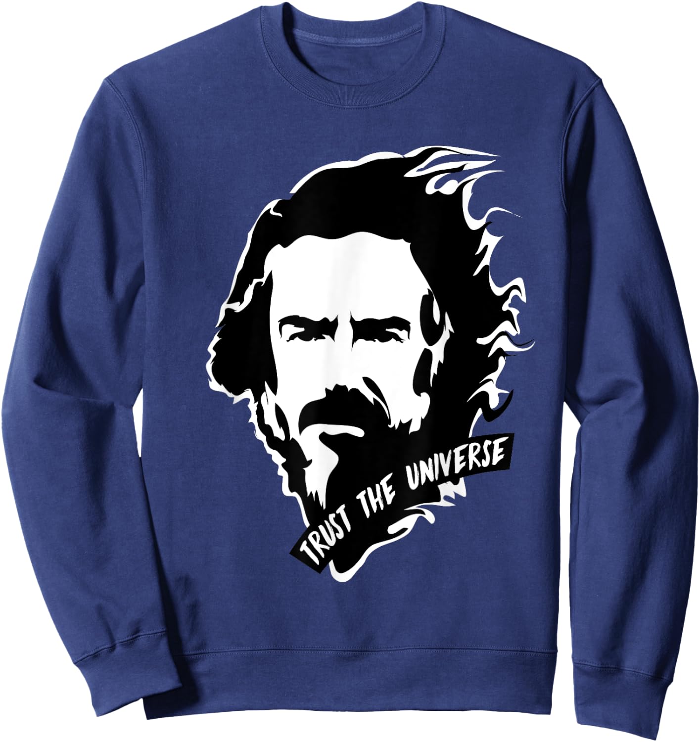 Alan Watts Mind Trust the Universe Sweatshirt - Sweatshirt | Navy