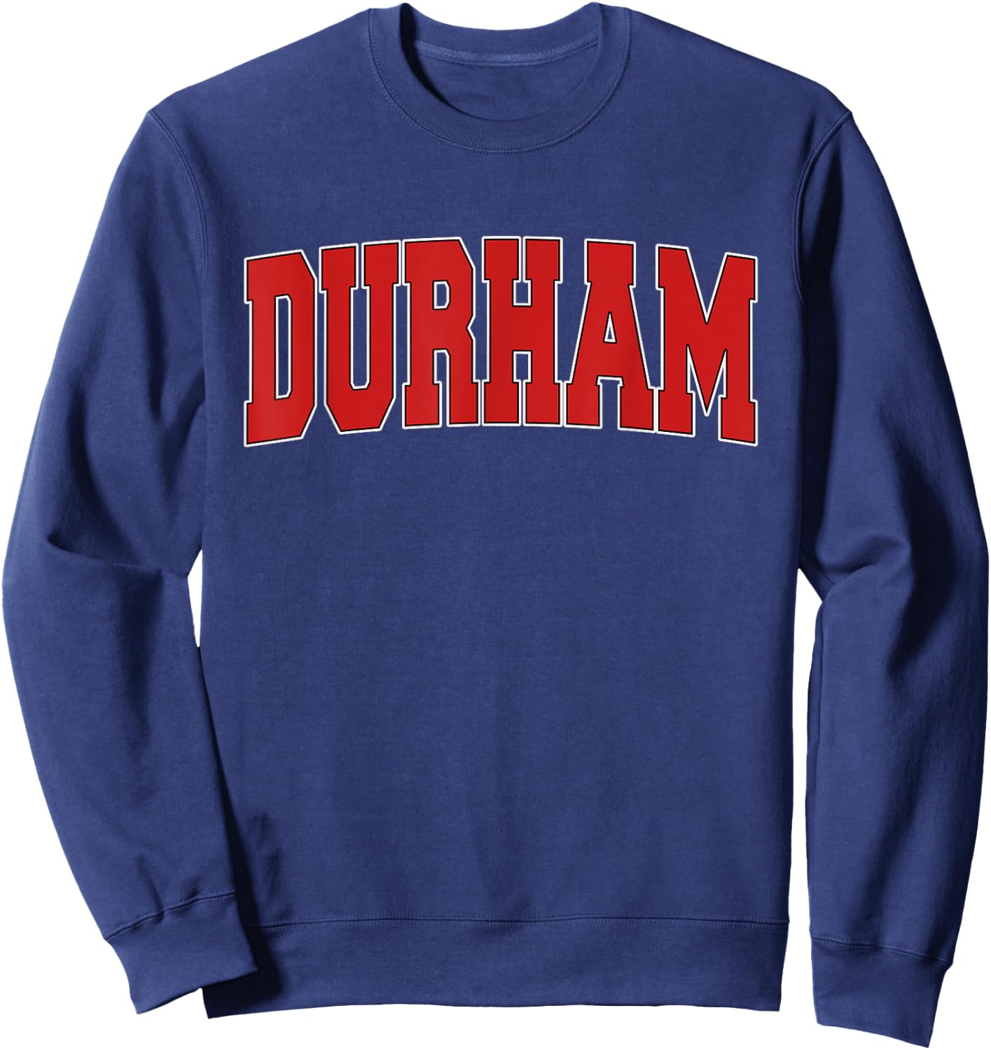 DURHAM UNITED KINGDOM Varsity Style Vintage Retro UK Sports Sweatshirt - Sweatshirt | Navy