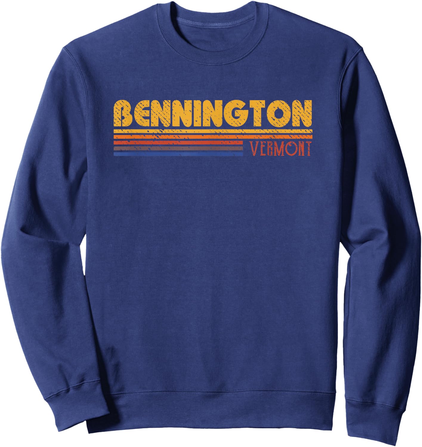 Retro Bennington Vermont Sweatshirt - Sweatshirt | Navy