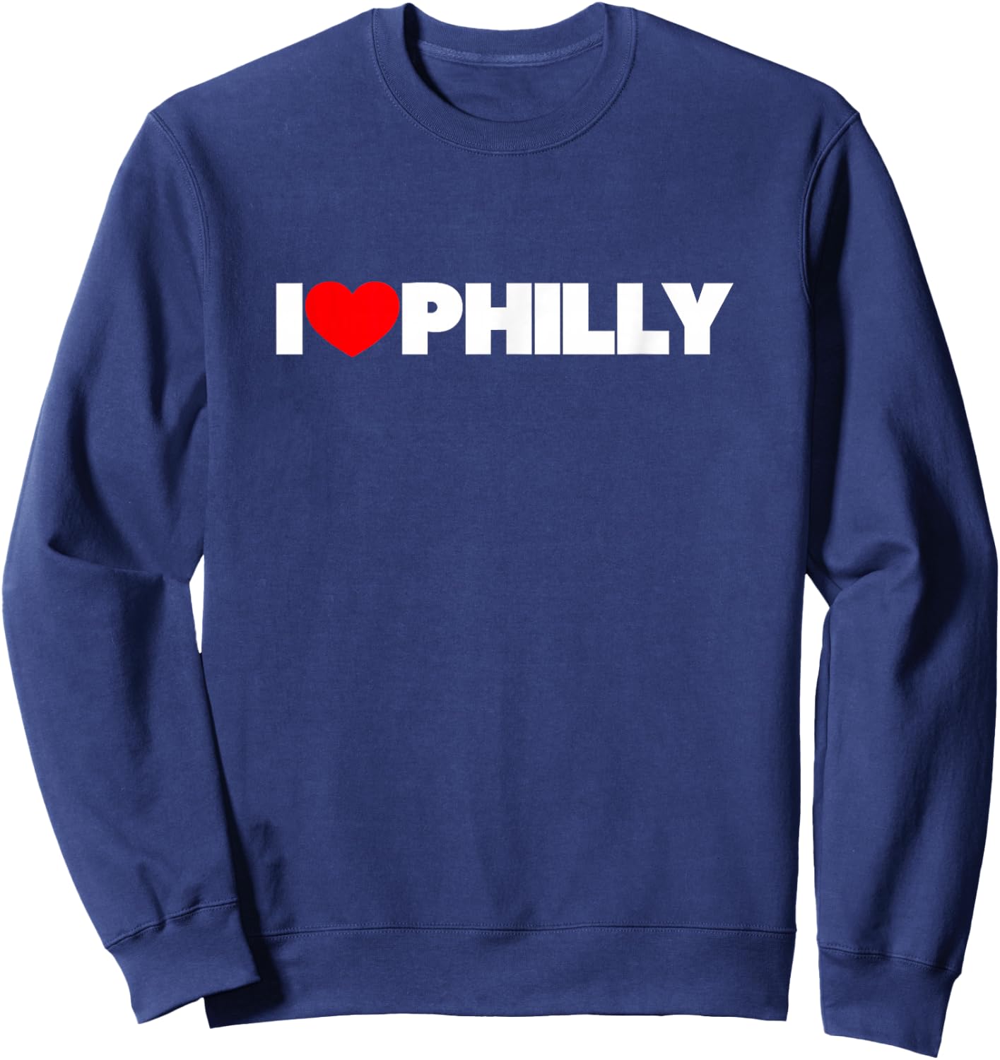 I Love (Heart) Philly Sweatshirt - Sweatshirt | Navy