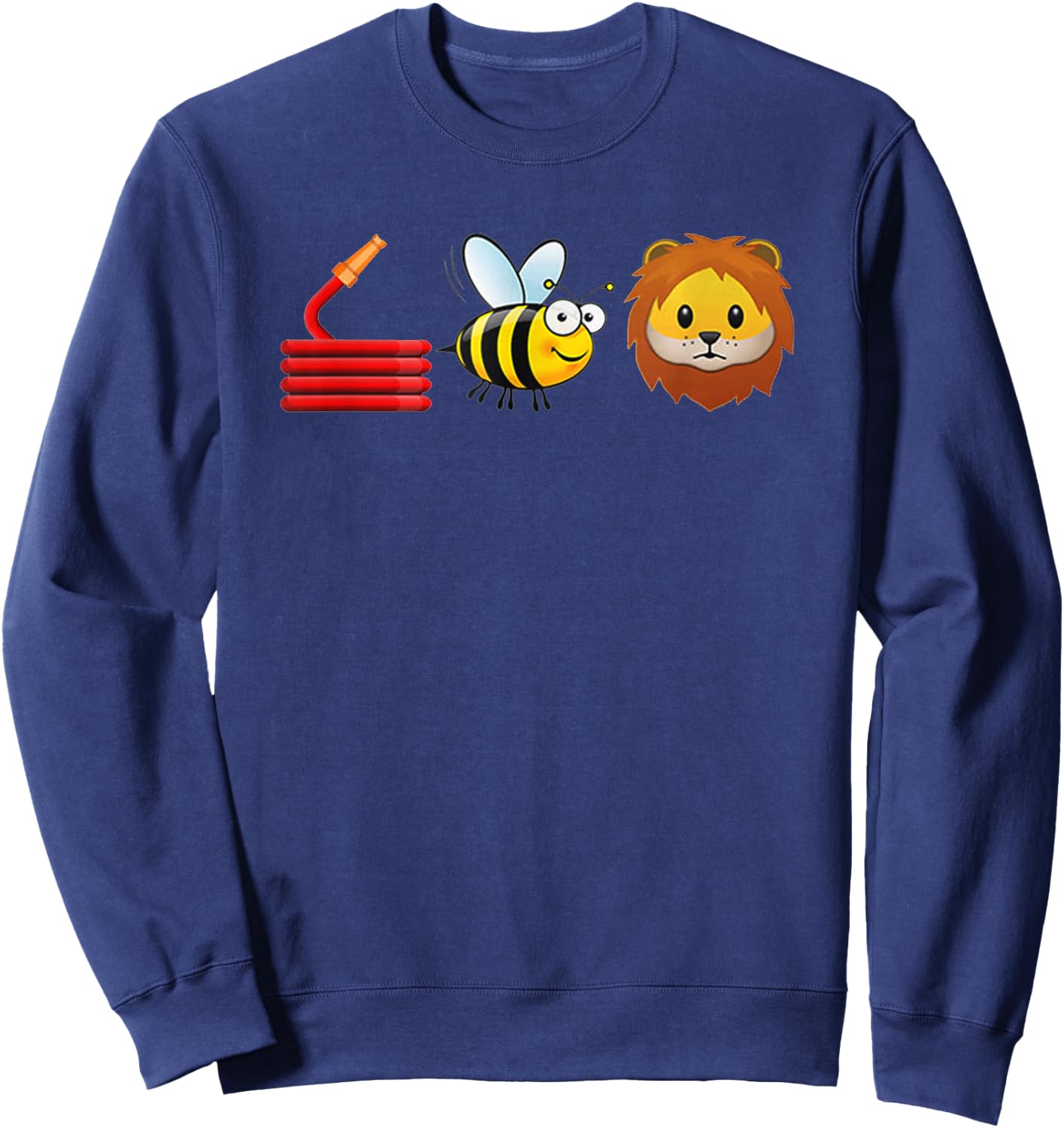 Hose Bee Lion I am a FireFighter Sweatshirt - Sweatshirt | Navy