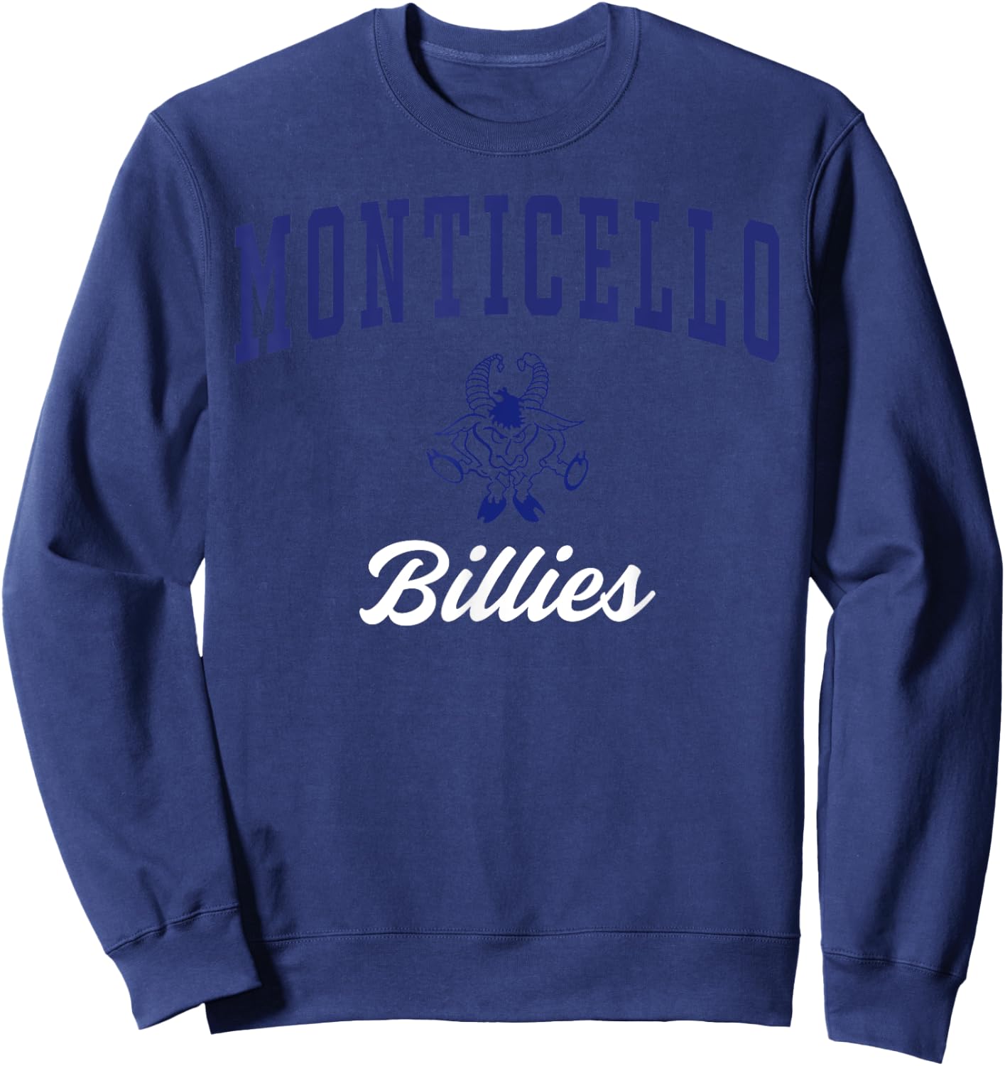 Monticello High School Billies C3 Sweatshirt - Sweatshirt | Navy